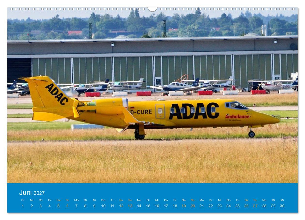 Flugzeugmomente in Stuttgart (CALVENDO Premium Wandkalender 2027)