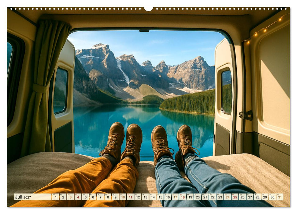 VANLIFE - Dein Weg. Dein Ziel. Dein Zuhause. (CALVENDO Premium Wandkalender 2027)