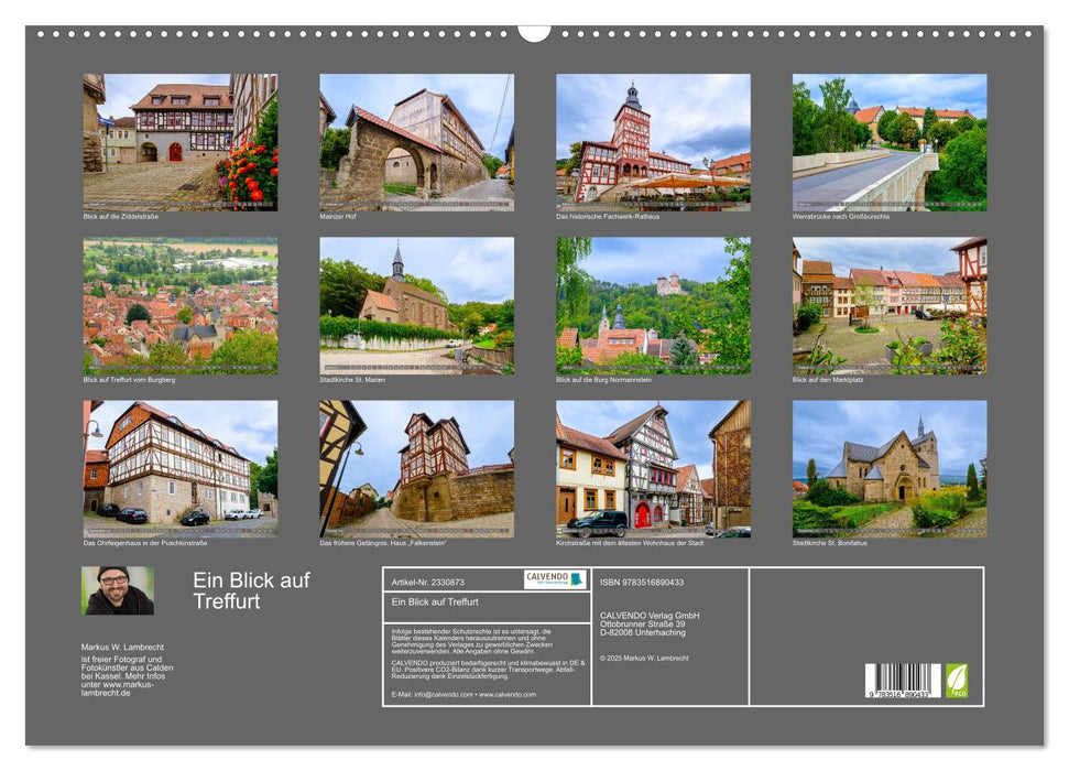 Ein Blick auf Treffurt (CALVENDO Wandkalender 2027)