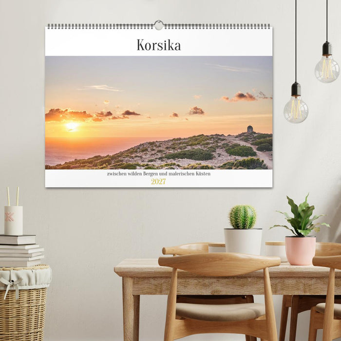 Korsika – Zwischen wilden Bergen und malerischen Küsten (CALVENDO Wandkalender 2027)