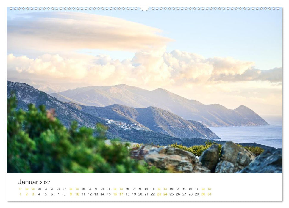 Korsika – Zwischen wilden Bergen und malerischen Küsten (CALVENDO Wandkalender 2027)