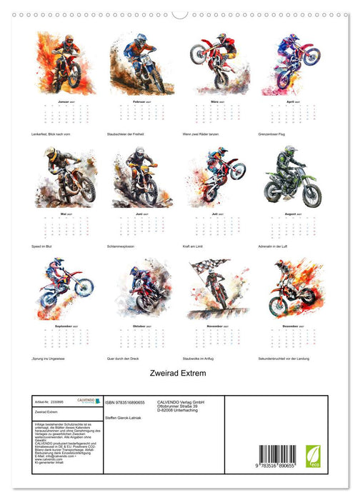 Zweirad Extrem (CALVENDO Premium Wandkalender 2027)