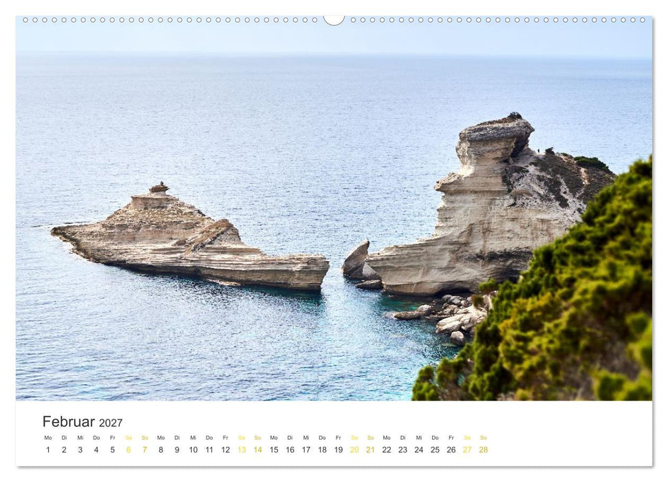 Korsika – Zwischen wilden Bergen und malerischen Küsten (CALVENDO Premium Wandkalender 2027)
