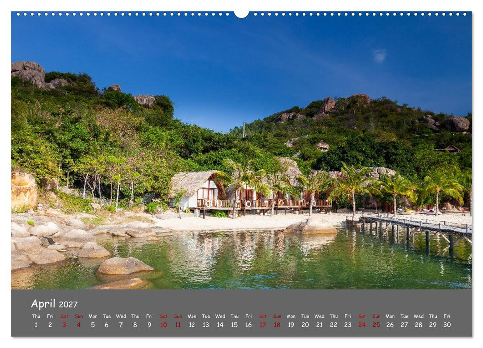 Vietnam`s most beautiful beaches (CALVENDO Premium-Calendar 2027)