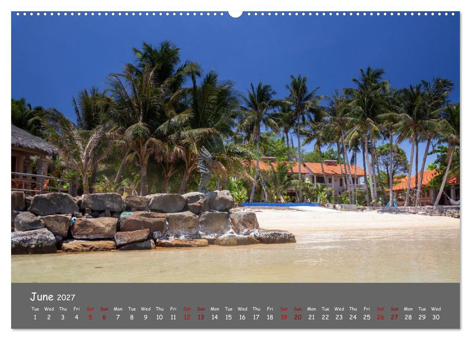 Vietnam`s most beautiful beaches (CALVENDO Premium-Calendar 2027)