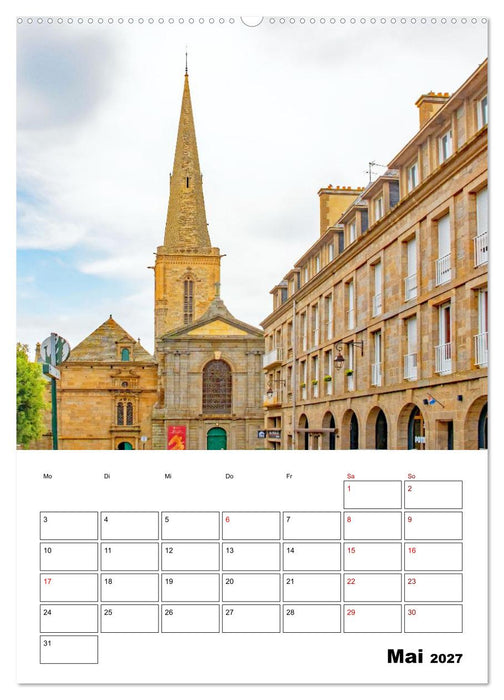 Saint Malo - Reiseplaner (CALVENDO Premium Wandkalender 2027)