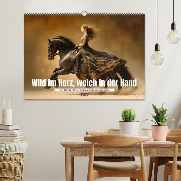 Wild im Herz, weich in der Hand (CALVENDO Wandkalender 2027)