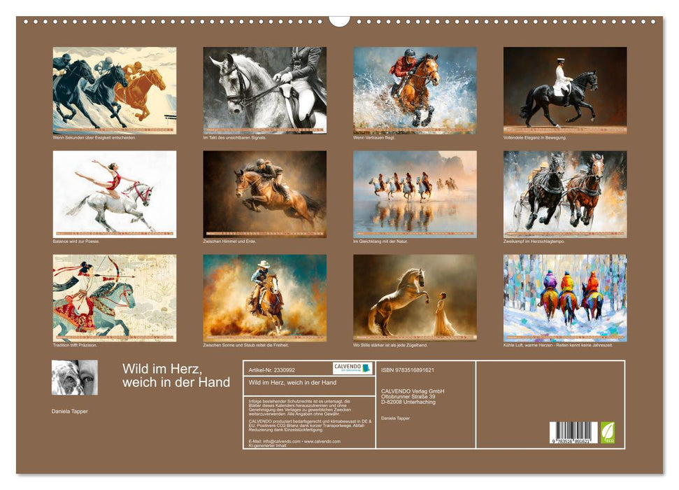Wild im Herz, weich in der Hand (CALVENDO Wandkalender 2027)