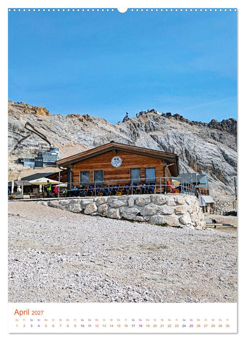 Glücksgefühle auf dem Berg - Highlight Zugspitze (CALVENDO Wandkalender 2027)