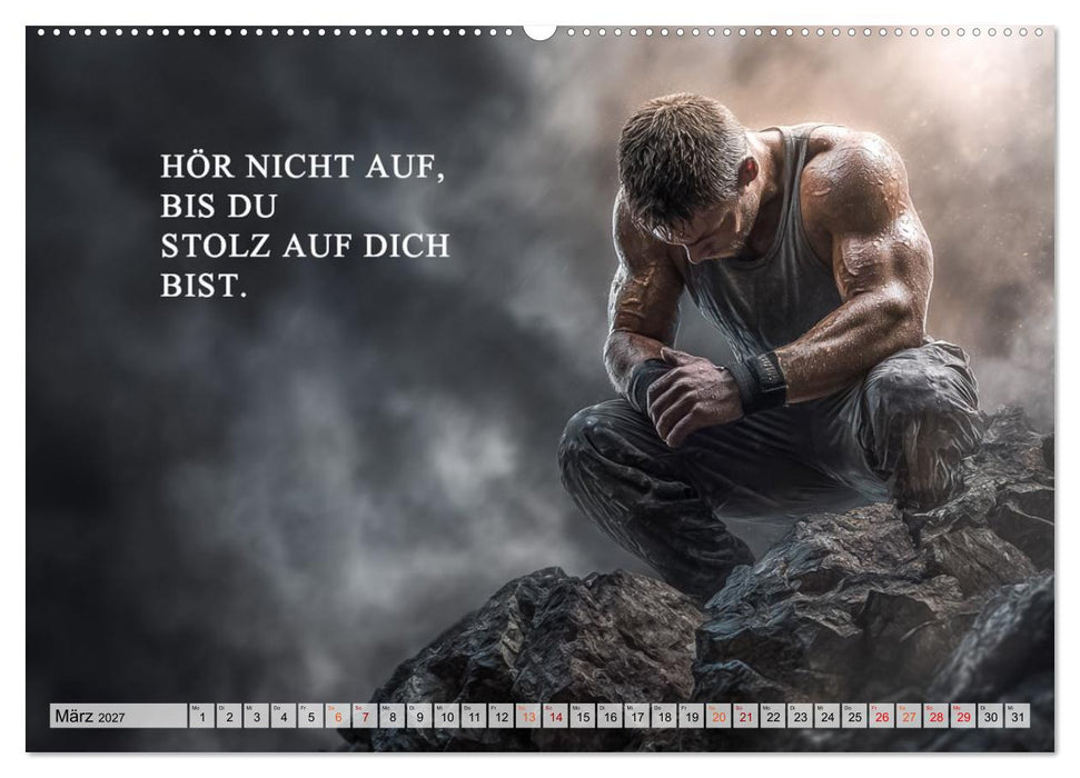 Weisheit und Motivation - Inspiration voller Sinn und Stärke (CALVENDO Wandkalender 2027)