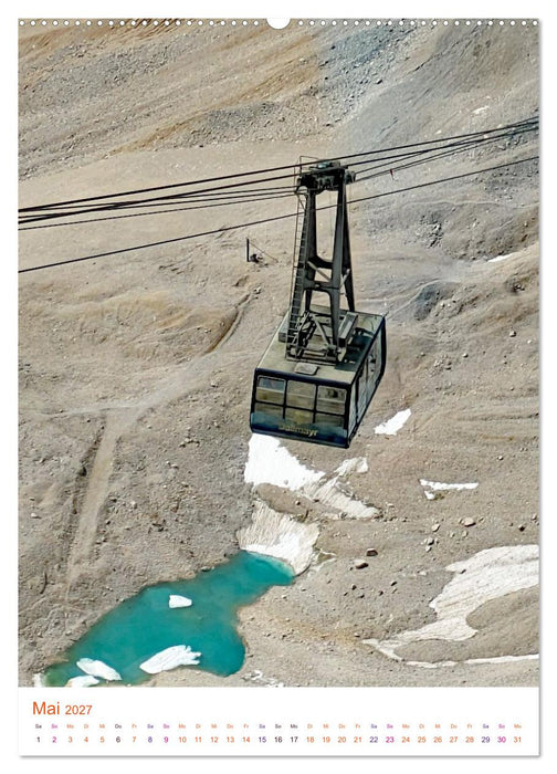 Glücksgefühle auf dem Berg - Highlight Zugspitze (CALVENDO Premium Wandkalender 2027)