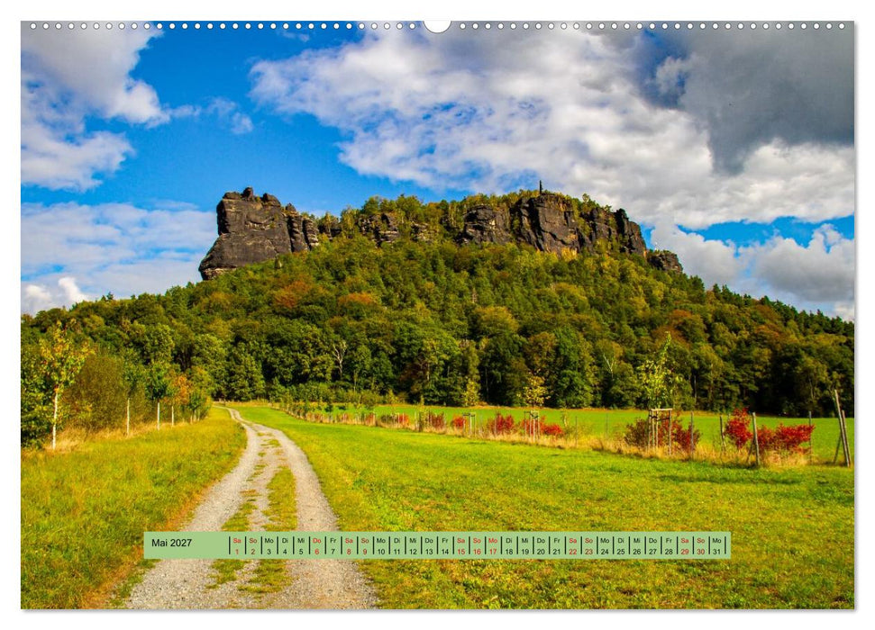 Sächsische Schweiz - Erlebnisse eines Herbsturlaubs (CALVENDO Wandkalender 2027)