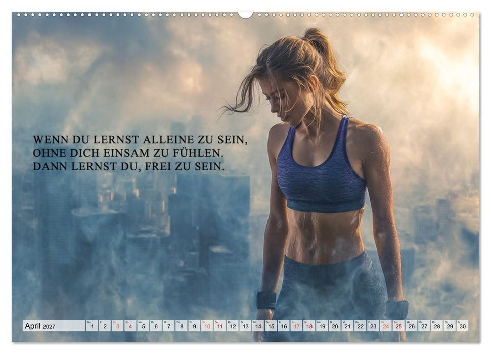 Weisheit und Motivation - Inspiration voller Sinn und Stärke (CALVENDO Premium Wandkalender 2027)