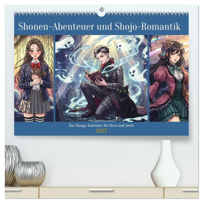 Shonen-Abenteuer und Shojo-Romantik - Ein Manga-Kalender für Herz und Seele (CALVENDO Premium Wandkalender 2027)