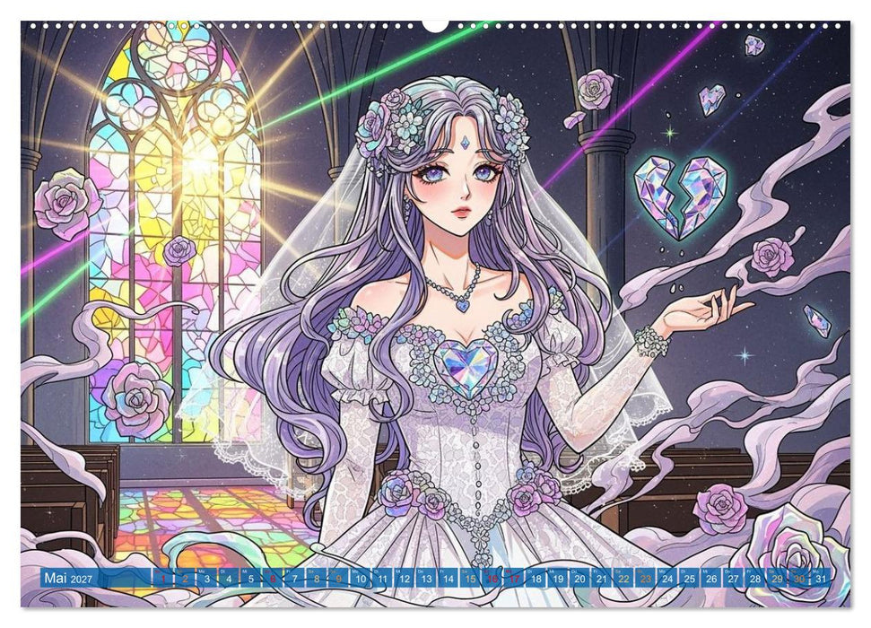 Shonen-Abenteuer und Shojo-Romantik - Ein Manga-Kalender für Herz und Seele (CALVENDO Premium Wandkalender 2027)