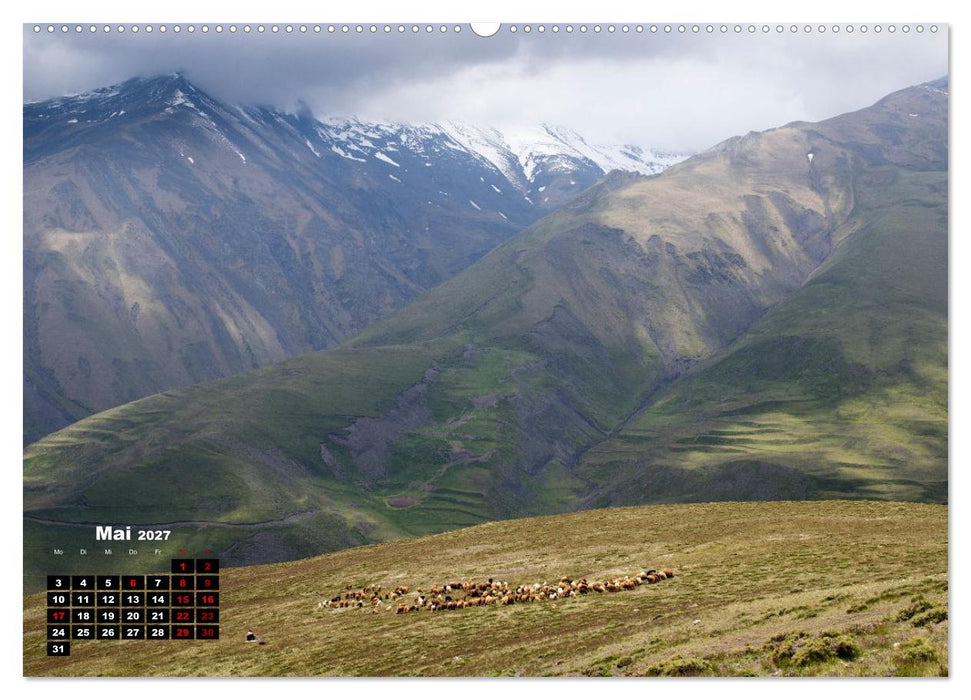 Wilde Bergwelten in Aserbaidschan (CALVENDO Premium Wandkalender 2027)