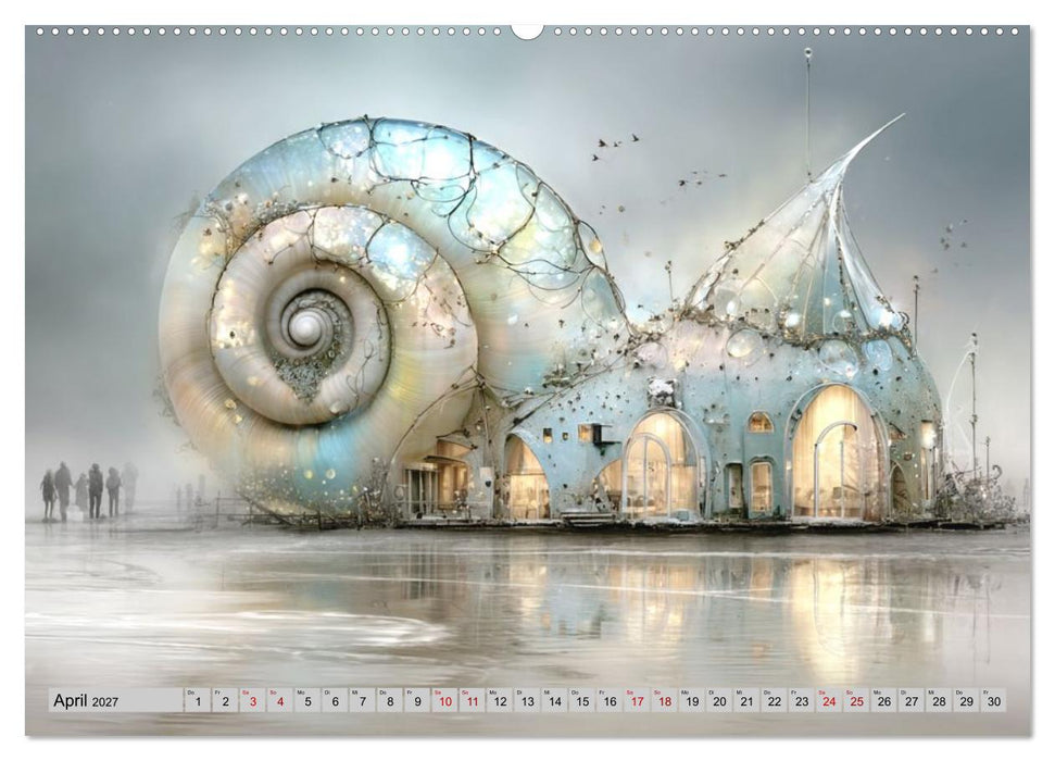 Ein Flüstern hinter dem Weiß (CALVENDO Premium Wandkalender 2027)