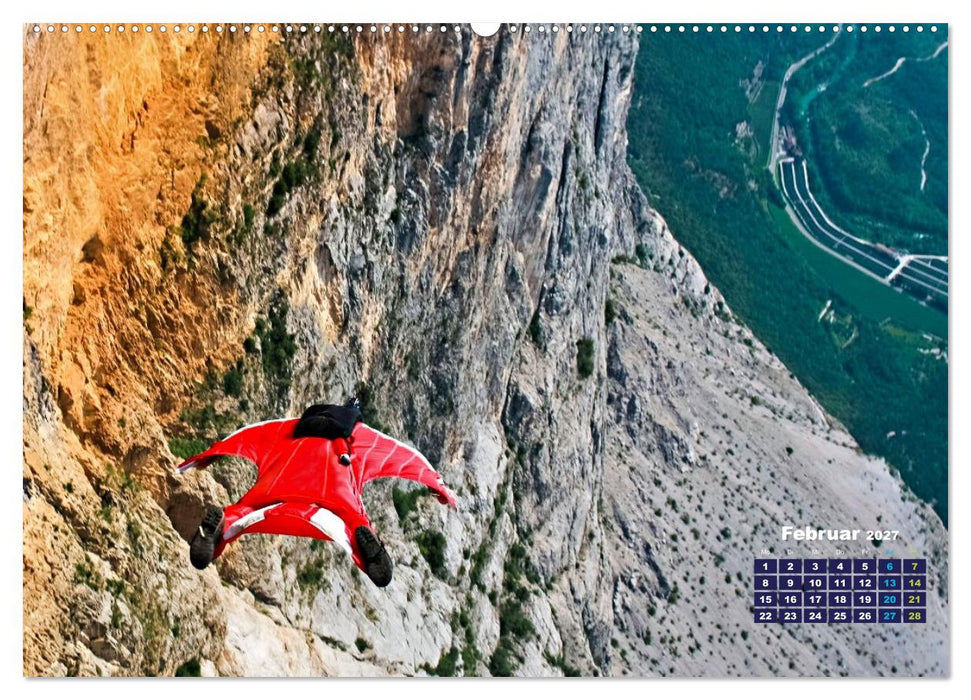 Base Jumping Adrenalin- Kick (CALVENDO Wandkalender 2027)