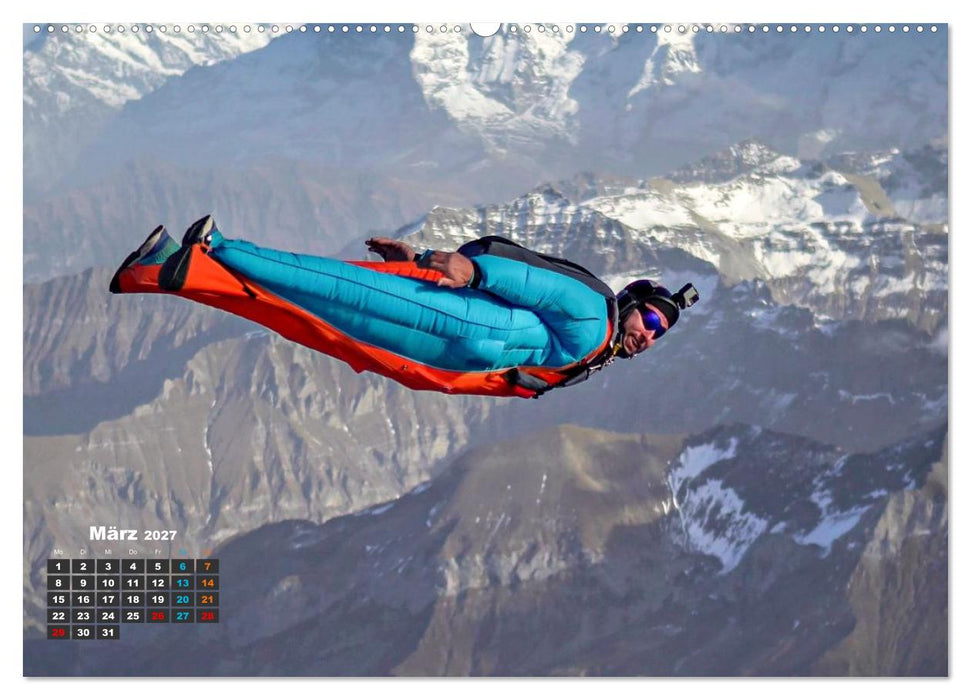 Base Jumping Adrenalin- Kick (CALVENDO Wandkalender 2027)