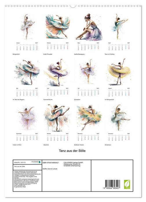 Tanz aus der Stille (CALVENDO Premium Wandkalender 2027)
