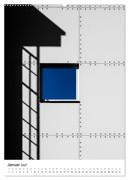 Fassaden-Architektur im Stil des BAUHAUS (CALVENDO Premium Wandkalender 2027)