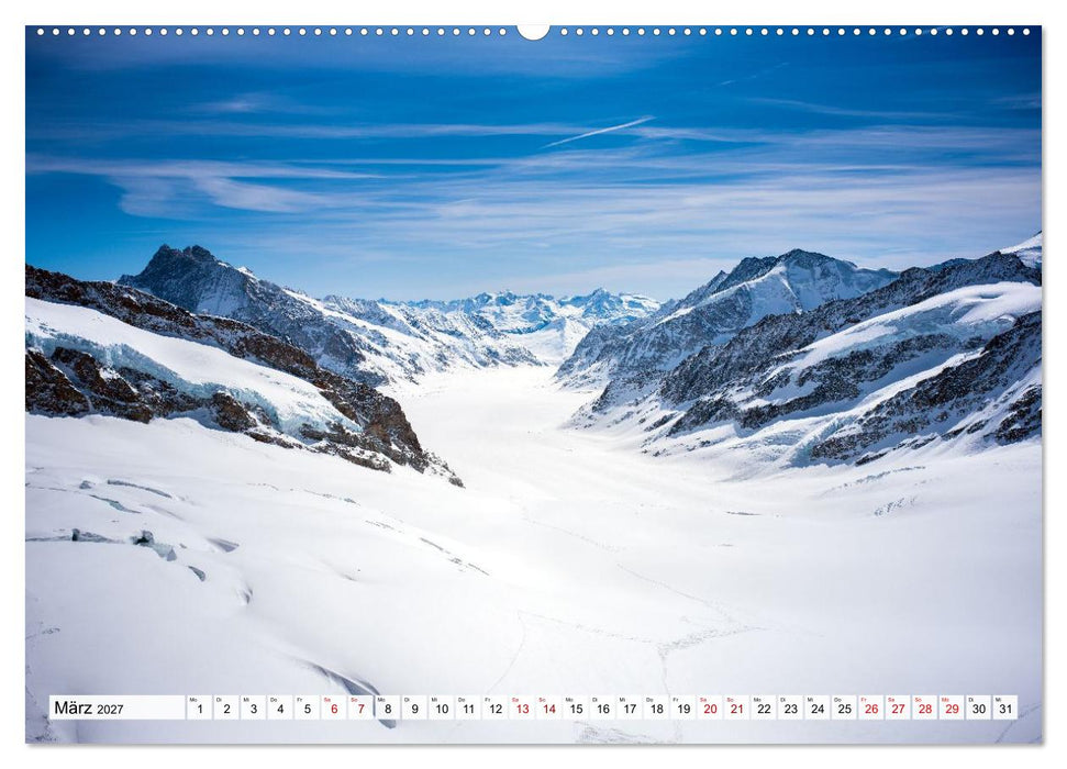 Matterhorn - Eiger, Mönch und Jungfrau: Rund um die zeitlosen Gipfel (CALVENDO Premium Wandkalender 2027)