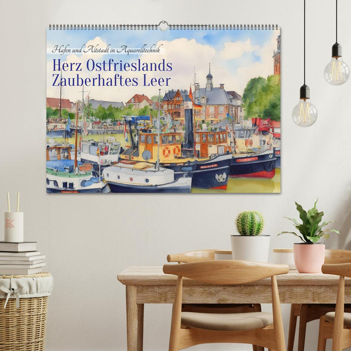 Herz Ostfrieslands - Zauberhaftes Leer (CALVENDO Wandkalender 2027)