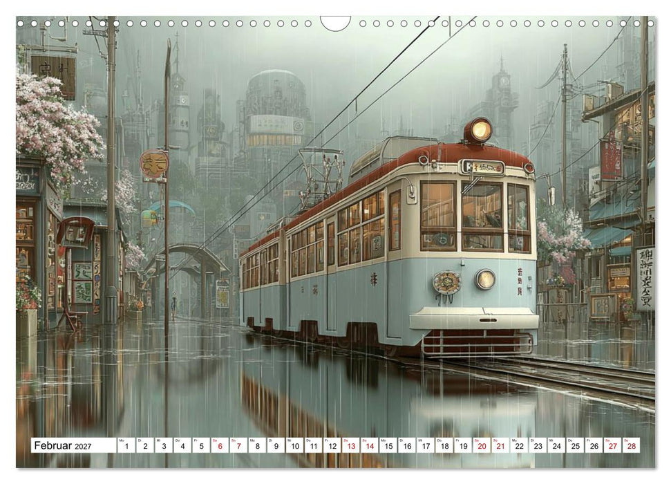 Straßenbahnen - Pulsadern der Stadt (CALVENDO Wandkalender 2027)