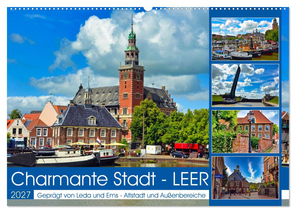 Charmante Stadt - LEER (CALVENDO Wandkalender 2027)