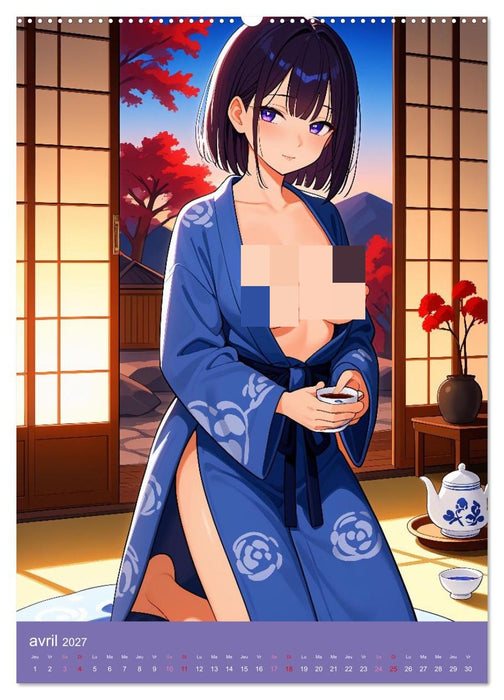 MANGA SENSUEL - Beautés japonaises dénudées et séduisantes (CALVENDO Calendrier supérieur 2027)