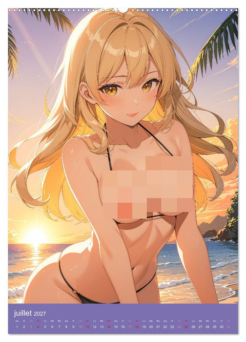 MANGA SENSUEL - Beautés japonaises dénudées et séduisantes (CALVENDO Calendrier supérieur 2027)