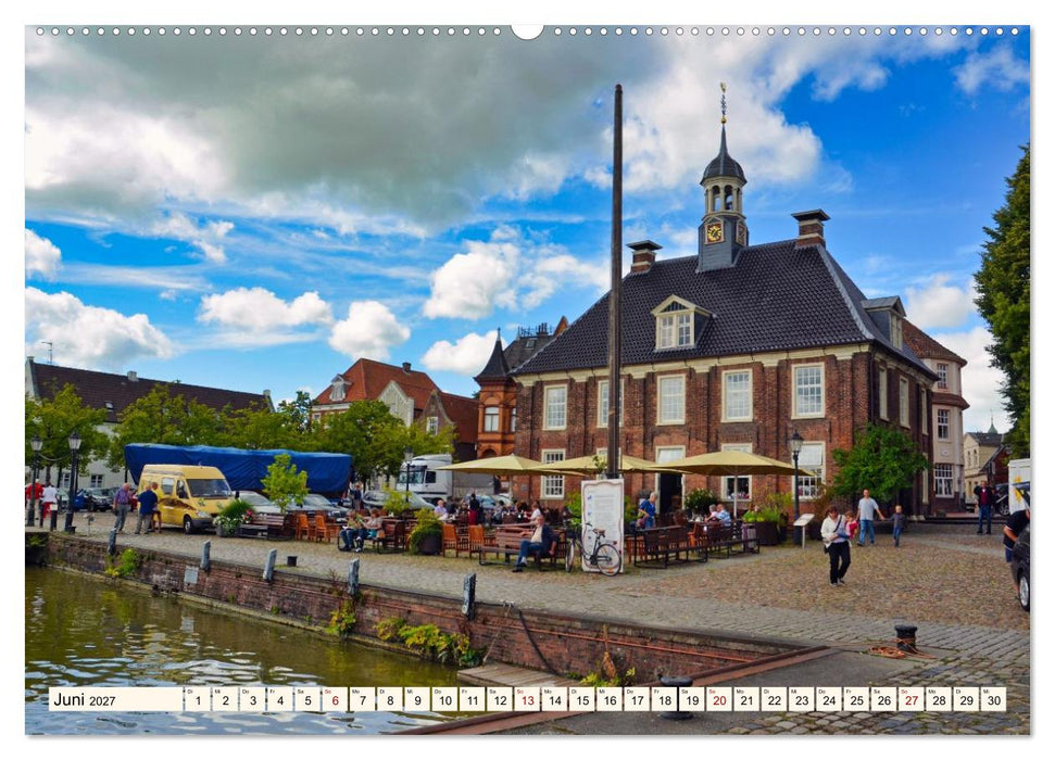 Charmante Stadt - LEER (CALVENDO Premium Wandkalender 2027)