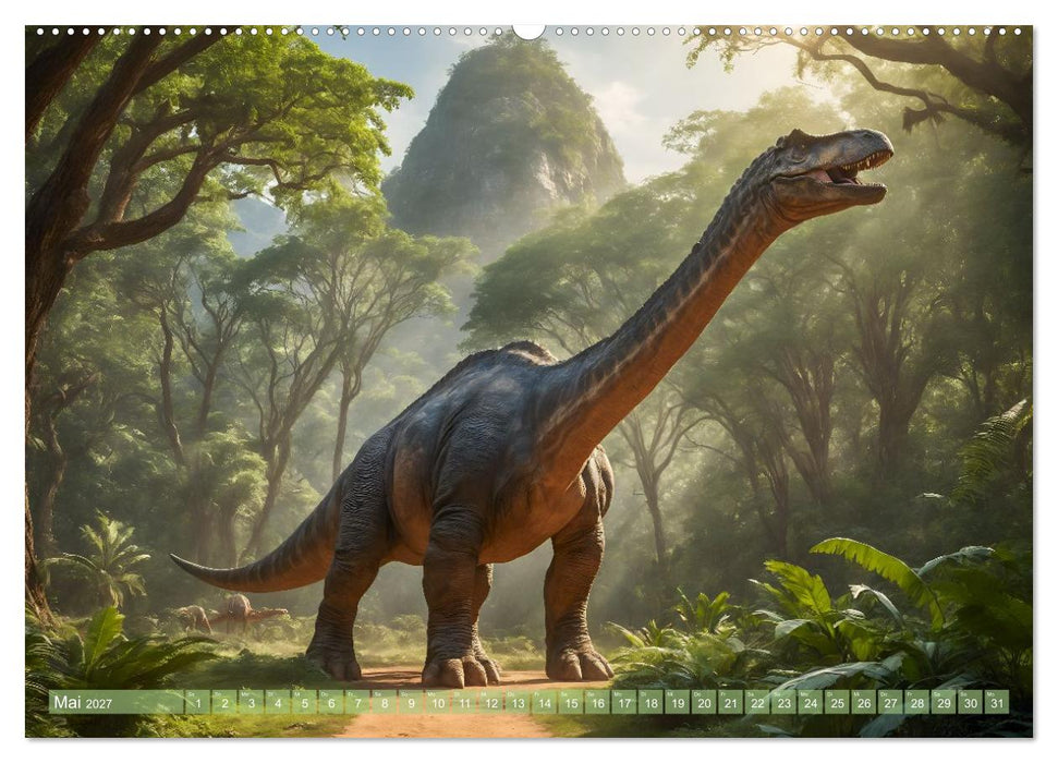 Eine Reise in die Vergangenheit - Entdeckung der Tierwelt (CALVENDO Wandkalender 2027)