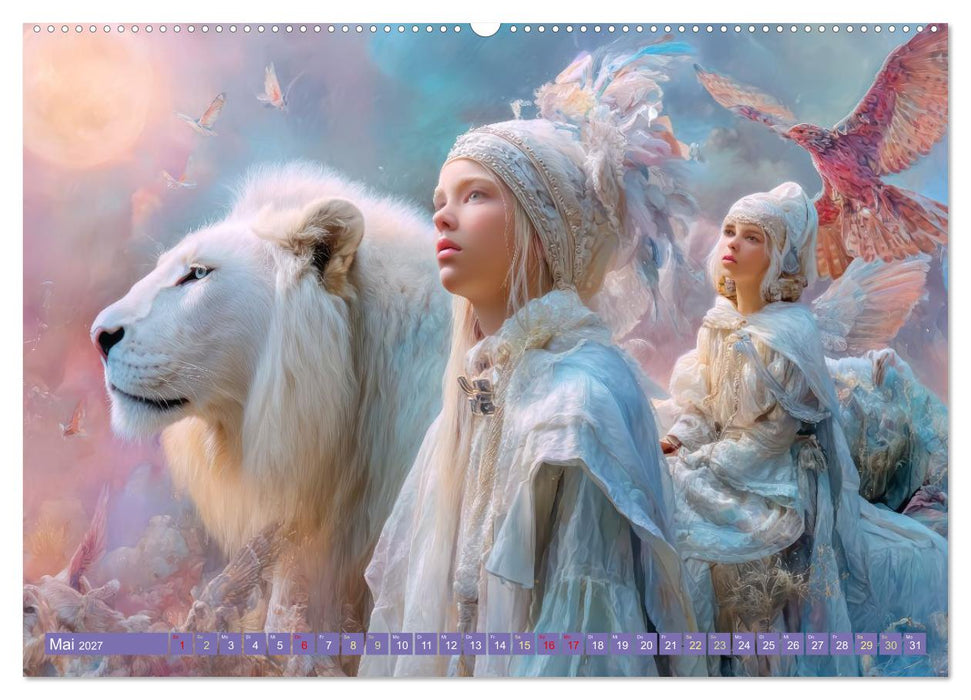 Paradiesische Welt - Fantasiewerke (CALVENDO Premium Wandkalender 2027)