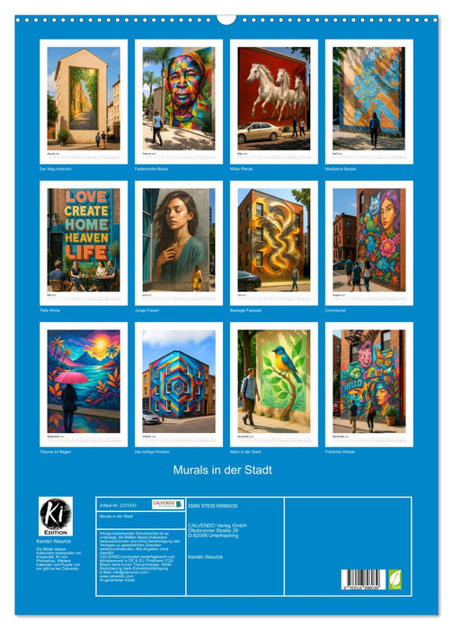 Murals in der Stadt (CALVENDO Wandkalender 2027)