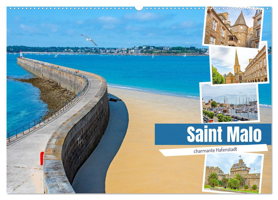 Saint Malo - charmante Hafenstadt (CALVENDO Wandkalender 2027)