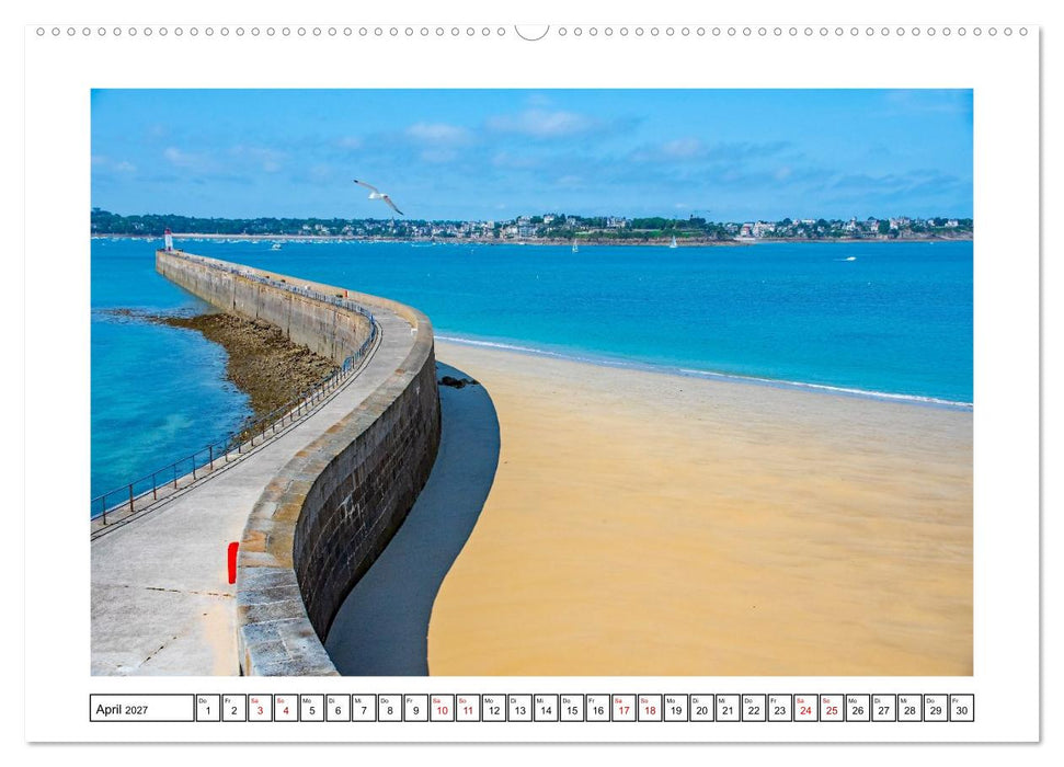 Saint Malo - charmante Hafenstadt (CALVENDO Wandkalender 2027)