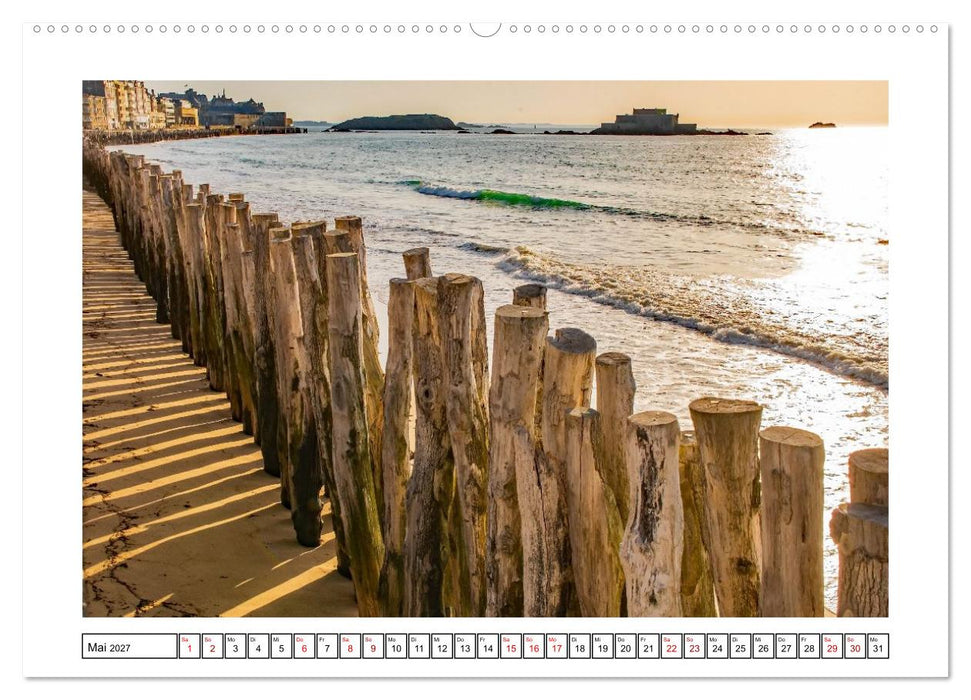 Saint Malo - charmante Hafenstadt (CALVENDO Wandkalender 2027)