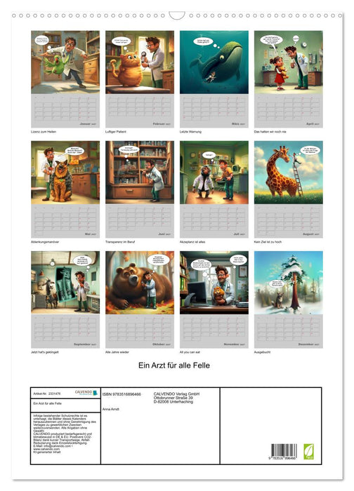 Ein Arzt für alle Felle (CALVENDO Wandkalender 2027)