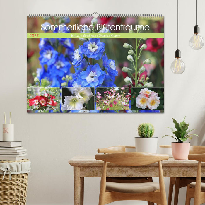 Sommerliche Blütenträume (CALVENDO Wandkalender 2027)