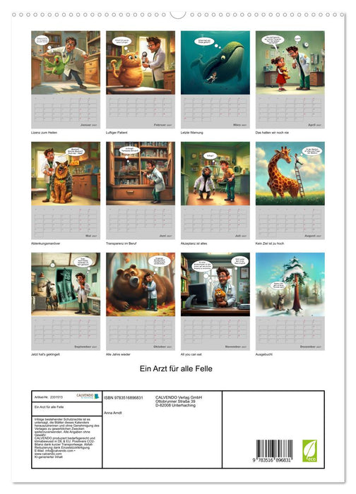 Ein Arzt für alle Felle (CALVENDO Premium Wandkalender 2027)