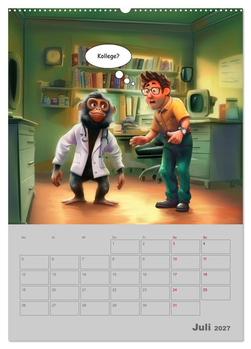 Ein Arzt für alle Felle (CALVENDO Premium Wandkalender 2027)