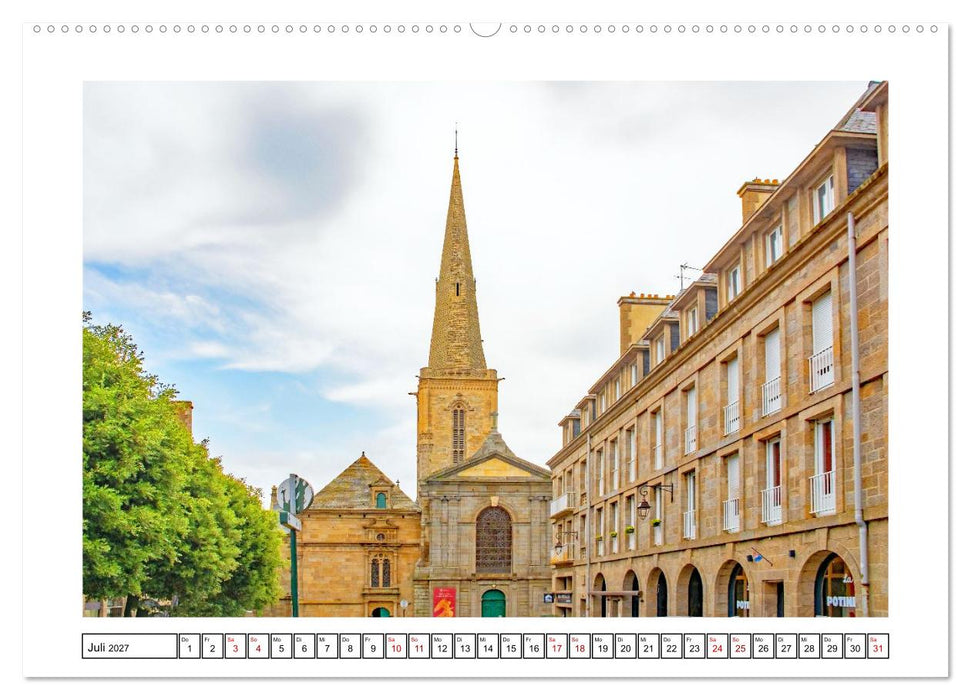 Saint Malo - charmante Hafenstadt (CALVENDO Premium Wandkalender 2027)