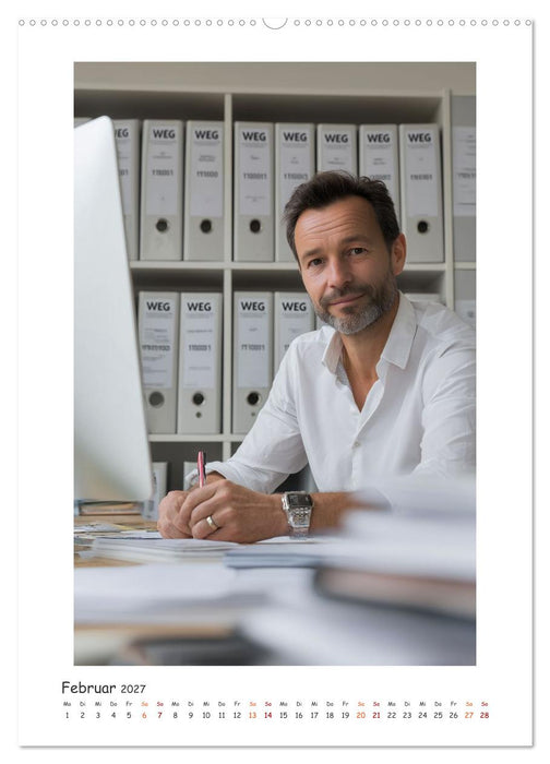 Bürohelden am Werk (CALVENDO Premium Wandkalender 2027)