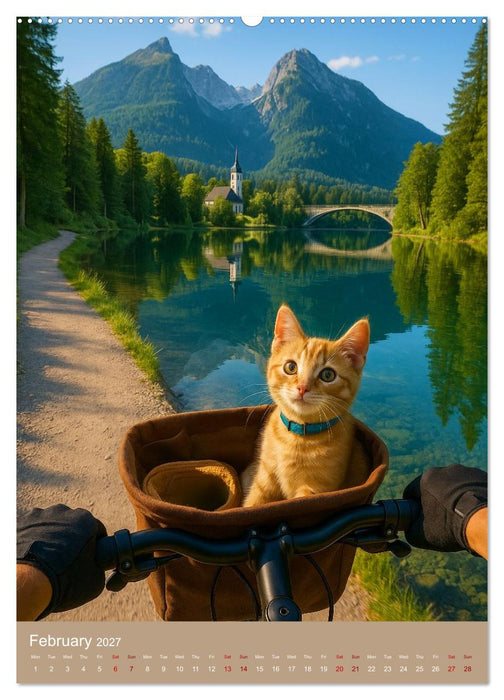 Cycling in Germany (CALVENDO Monthly Calendar 2027)