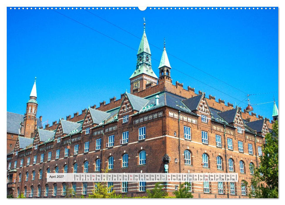 Kopenhagen – Wo Geschichte lebt (CALVENDO Premium Wandkalender 2027)
