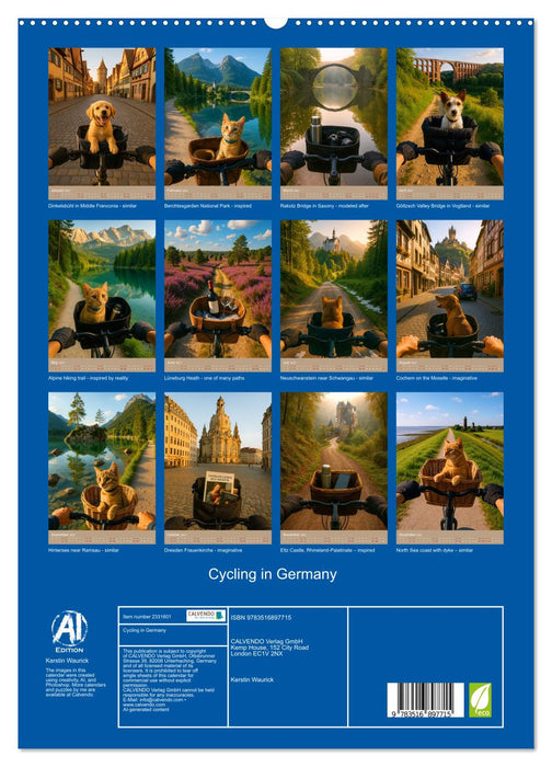 Cycling in Germany (CALVENDO Premium-Calendar 2027)