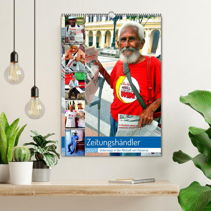 Zeitungshändler - Unterwegs in der Altstadt von Havanna (CALVENDO Wandkalender 2027)