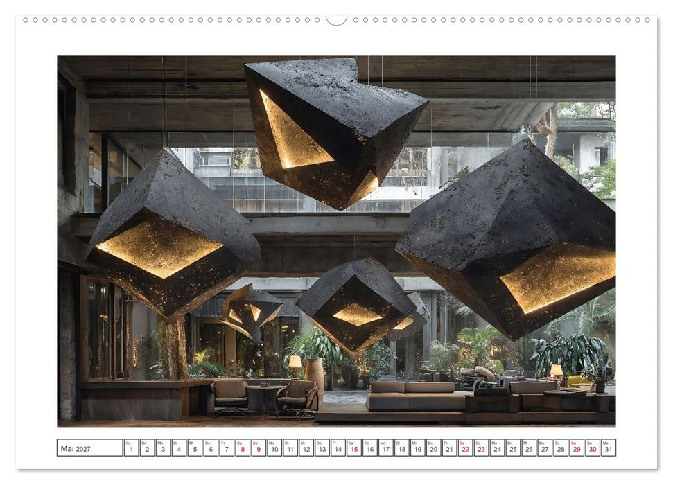 Licht trifft Beton (CALVENDO Premium Wandkalender 2027)