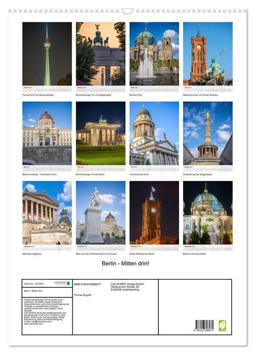 Berlin - Mitten drin! (CALVENDO Wandkalender 2027)